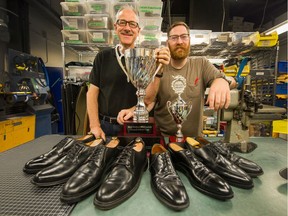 Ronald and Patrick Nijdam, father and son, owners of The Quick Cobbler in Vancouver, were honoured by their peers and awarded the Grand Silver Cup and 'silver' awards, respectively, in the Shoe Service Institute of America's 2019 silver cup contest.