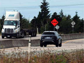 A section of the South Perimeter Road (Highway 17) was built over a landfill that is settling and creating bumps in the highway and as a result.