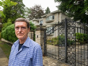 ‘I don't want a hotel across the street,’ says Thomas Ehlen of the 10-bedroom, $8.3-million Shaughnessy mansion at 1569 West 35th Ave. ‘It's a residential neighbourhood.’
