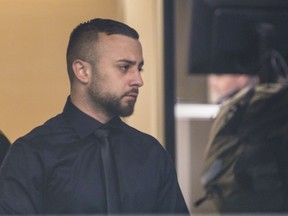 Nicolas Karvouniaris at the Surrey Courthouse on Thursday.