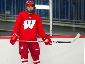 Alex Turcotte's relentless drive will be on display Friday and Sunday at UBC when the Wisconsin Badgers play the Thunderbirds at UBC.