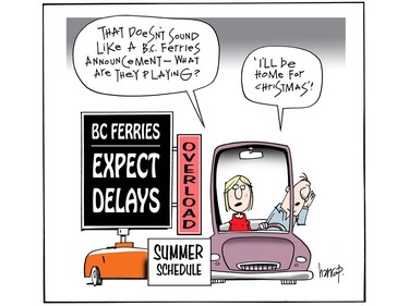 Graham Harrop's editorial cartoon for Saturday, July 27, 2019.