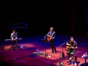 Snow Patrol performing the first show of their acoustic tour at Perth Concert Hall, Perth, Australia Featuring: Gary Lightbody, Johnny McDaid.
