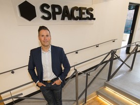 Wayne Berger of Spaces co-working offices in Gastown.