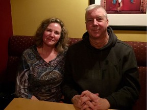 Cheryl Vosburgh and John Glenn Miller met over dinner in Vancouver in April, prior to the transplant procedure in August.