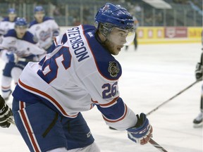 Dyson Stevenson, shown with the Regina Pats in 2014, is about to attend the Vancouver Canucks' training camp.