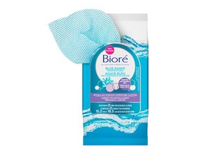 Bioré Blue Agave + Baking Soda Micellar Make-up Removing Cloths.