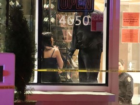 One man was taken to hospital in critical condition after being shot midnight early Sunday on Sept. 29, 2019, outside the New Mandarin Seafood Restaurant at 4650 Gladstone St, Vancouver.