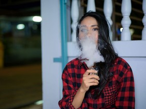 Data from the 2018 B.C. Adolescent Health Survey found that 21 per cent of teens between 12 and 19 years of age had used a nicotine-laced vaping product in the past 30 days. By contrast, just seven per cent of B.C. youth smoked a cigarette in the past month.
