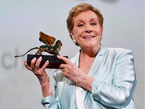 British actress Julie Andrews received a Golden Lion for lifetime achievement during a ceremony at the 76th Venice Film Festival at Venice Lido on Sept. 2.