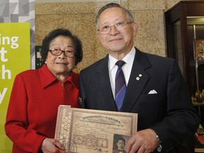 Dr. Madeline Chung and Dr. Wallace Chung in 2010.