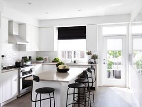 At Alabaster Homes’ Shaughnessy Residences in Vancouver the french door, leading to a patio, lets in plenty of natural light.