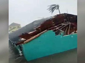 Gertha Joseph, 34, pleaded for help Monday in in a Facebook Live video of Hurricane Dorian striking her home in Marsh Harbour, Bahamas.