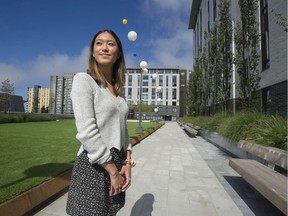 Yvonne Ko was thrilled to win a lottery to live in the new Exchange Residence at UBC, one of 71 out of 1,300 who applied for them.