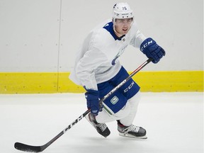Kole Lind endured an injury-plagued AHL rookie season with the Utica Comets.