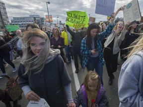 Tens-of-thousands concerned about the state of the Earth's climate converged on Vancouver City Hall on Sept. 27 as part of a global initiative to bring attention to the environment. The throngs of people marched across the Cambie Bridge and into Downtown Vancouver.