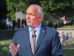 A Canadian Federation of Independent Businesses survey showed 51 per cent of construction contractors felt NDP Premier John Horgan’s government was on the wrong track in dealing with business.