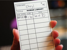Our reporter Cheryl Chan visited the Vancouver Public Library on Sunday to check out a "human book" from the VPL's Human Library.