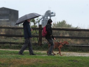 Sunday's weather will be grey and drizzly but it will clear up just in time for Monday's mix of sun and cloud.