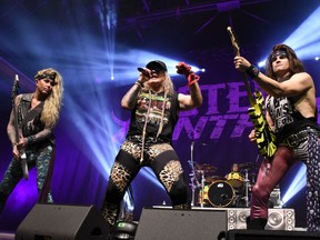 Steel Panther rock out in Munich on Feb. 6, 2018.