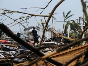 Damage in the aftermath of Hurricane Dorian on the Great Abaco island town of Marsh Harbour, Bahamas, September 2, 2019. Picture taken September 2, 2019. REUTERS/Dante Carrer TPX IMAGES OF THE DAY ORG XMIT: GGG-MAR104