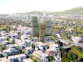 The City of Vancouver has received an application to rezone 1780 East Broadway to allow for three towers.