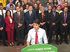 Liberal Leader Justin Trudeau campaigns in Metro Vancouver today.