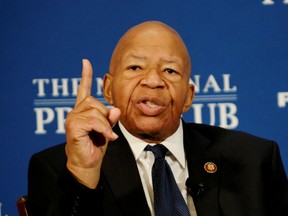 House Oversight and Government Reform Chairman Elijah Cummings (D-MD) addresses a National Press Club luncheon.