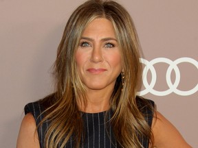 Jennifer Aniston attends Variety’s 2019 Power of Women Luncheon held at Beverly Wilshire Four Seasons in Los Angeles, Calif., Oct. 11, 2019. (Adriana M. Barraza/WENN.com)