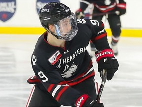 Vancouver Canucks prospect Tyler Madden, a third round pick in 2018, scored three goals this past weekend.