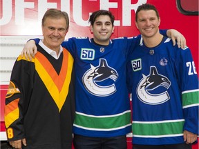 With his winning Budweiser Chief Hockey Officer submission, Vancouver's C.J. Zizzari, receives $50,000 and tickets to every Canucks game, home and away, for himself and three friends. He also got to meet former Canuck Darcy Rota and current Canuck Antoine Roussel.