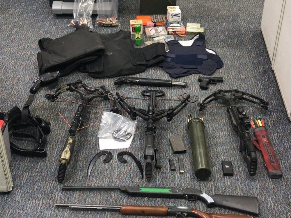 Surrey Rcmp Seize Crossbows Body Armour Stolen Cars In Fraud Case Vancouver Sun 6494