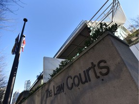 File photo of the Law Courts in Vancouver.