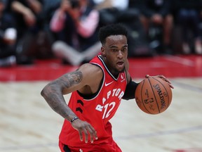 The Raptors exercised a two-way player conversion option on Canadian Oshae Brissett yesterday. The Mississauga native was passed over in the NBA Draft.  (Getty Images)