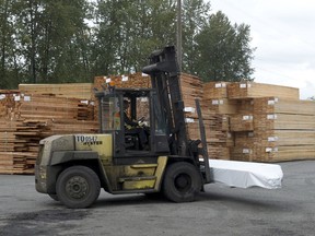 The Teal-Jones Group sawmill on Trigg Road in Surrey.