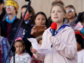 16-year-old climate activist Greta Thunberg.