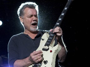 Eddie Van Halen rocks the Western Fair District with Van Halen in London, Ont., on August 5, 2015. (Craig Glover/The London Free Press/Postmedia Network)