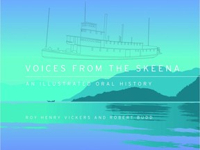 Cover of Voices from the Skeena, An Illustrated Oral History by Roy Henry Vickers and Robert Budd.