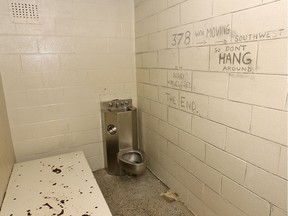 A segregation cell at the former Windsor Jail on Nov. 4, 2014.
