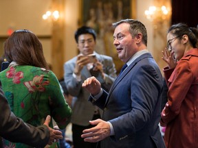 Alberta Premier Jason Kenney meets and greets with supporters during a 'Dim Sum' event with members of the Chinese community, at Premiere Ballroom and Convention Centre. Richmond Hill, Ont., October 6, 2019.