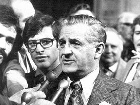 NDP leader David Lewis is interviewed after the Liberal defeat of 1974.