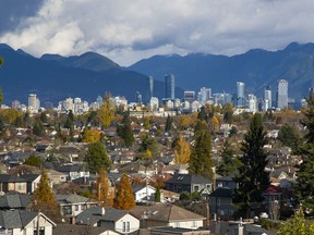 The Vancouver skyline.