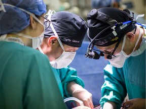 Dr. Martin Gleave preforms prostate surgery on a patient at the Vancouver General Hospital. Over the last year-and-a-half, the number of people waiting for surgery in B.C. has increased from 85,468 to 91,150.