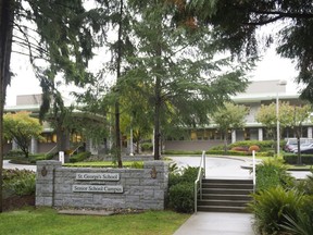 St. George's School at 4175 W 29th Ave. in Vancouver on Oct. 17.