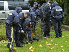 RCMP investigation of murders of six men in a Surrey highrise in 2007.