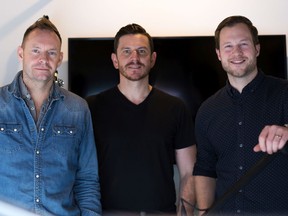 Construction industry entrepreneurs (from left) James Faulkner, Christian Hamm, and Andrew Hansen have launched The Site Visit.