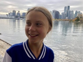 Young climate activist Greta Thunberg, who recently captured the attention of the world in her brave sail across the Atlantic to attend the UN’s Youth Climate Summit.