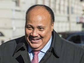 Martin Luther King III prior to speaking to community members at Toronto's Alexandra Park Community Centre , Friday October 18, 2019.