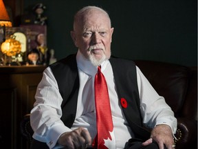 Don Cherry pictured after being fired by Sportsnet.