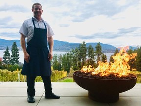 Chef Neil Taylor at Home Block in Kelowna.